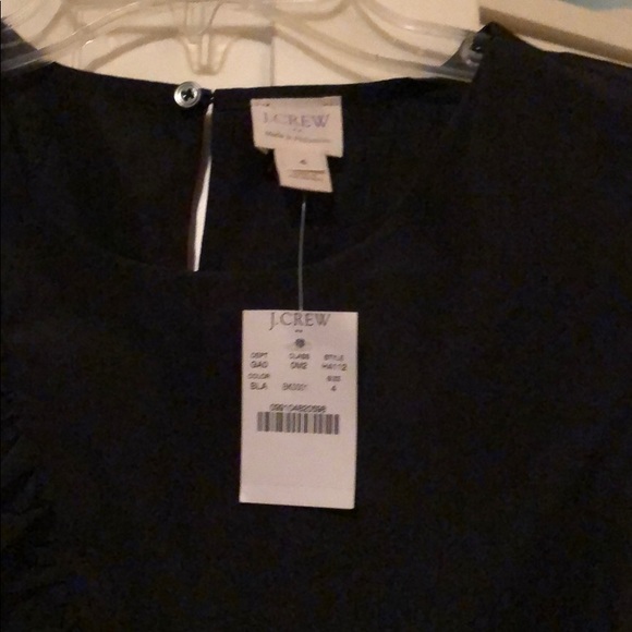 J. Crew Factory Ruffle-Front Shell - Picture 4 of 4